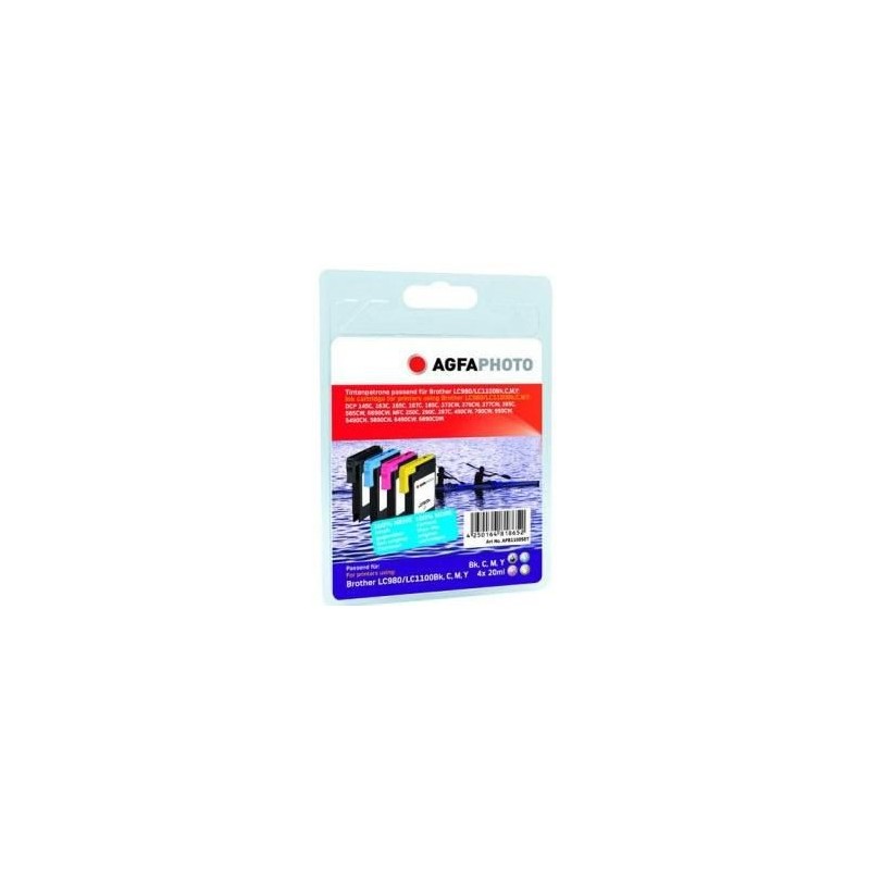 AgfaPhoto Ink, rpl LC980 Set, LC1100 Set